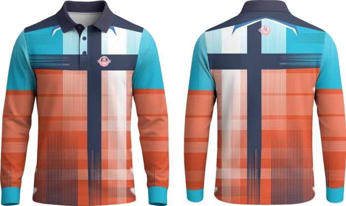 Cross Plaid jersey